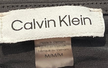Load image into Gallery viewer, Calvin Klein Womens Gray Short Sleeve Collarless Pullover Blouse Top Size Medium
