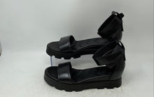 Load image into Gallery viewer, Franco Sarto Womens Urbana Black Leather Open Toe Ankle Strap Sandals Size 9M