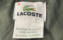 Load image into Gallery viewer, Lacoste Boys Taupe Green Long Sleeve Hooded Down Puffer Jacket Size 16