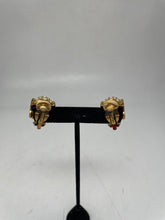 Load image into Gallery viewer, Authentic Swarovski Women's Gold-Tone Pave Crystal Earrings