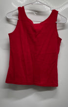 Load image into Gallery viewer, Harley-Davidson Womens Red Cotton Sleeveless Scoop Neck Pullover Tank Top Size S