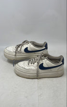 Load image into Gallery viewer, Nike Womens Court Vision Alta DM0113-102 White Blue Lace-Up Sneakers Shoes Sz 9