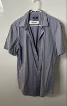 Load image into Gallery viewer, Hugo Boss Mens Multicolor Printed Slim Fit Stretch Button-Up Shirt Size L