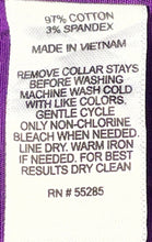Load image into Gallery viewer, Express Mens 1MX Purple Spread Collar Stretch Long Sleeve Dress Shirt Size XS