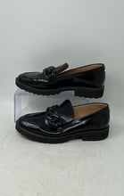 Load image into Gallery viewer, Cole Haan Womens Geneva Chain W27247 Black Leather Slip-On Loafer Shoes Size 8B