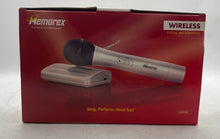 Load image into Gallery viewer, Memorex Model MKA381 Silver Handheld Wireless Microphone Not Tested