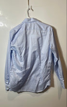 Load image into Gallery viewer, Massimo Dutti Mens Light Blue Long Sleeve Easy Iron Dress Shirt Size 15
