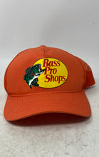 Load image into Gallery viewer, Bass Pro Shops Mens Orange Logo Adjustable Trucker Hat Cap One Size Fits Most