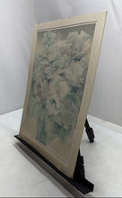 Load image into Gallery viewer, Barbara Johnson Study In Blues White Flower Still Life Art Painting