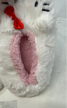 Load image into Gallery viewer, Sanrio Womens White Pink Hello Kitty Winter Warm Fluffy Slip-On Slippers
