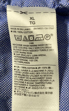 Load image into Gallery viewer, Banana Republic Mens Blue Cotton Long Sleeve Collared Button-Up Shirt Size XL