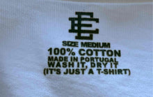 Load image into Gallery viewer, Eric Emanuel Mens White Cotton Short Sleeve Crew Neck Pullover T-Shirt Size M