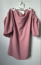 Load image into Gallery viewer, Forever 21 Womens Pink Short Sleeve Off-The-Shoulder Mini Dress Size M