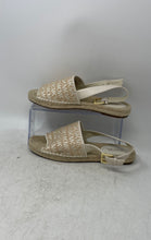 Load image into Gallery viewer, Michael Kors Womens Fisher Ivory Signature Print Espadrille Sandals Size 7.5 M