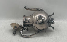 Load image into Gallery viewer, Vintage F.B. Rogers Silver-Tone Ornate Handle Footed Hinged Lid Coffee Teapot