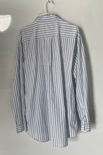 Load image into Gallery viewer, Tommy Hilfiger Mens White Blue Striped Cotton Long Sleeve Button-Up Shirt Sz XXL