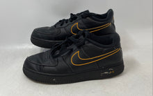 Load image into Gallery viewer, Nike Kids Air Force 1 Low IF6158-001 Black Lace-Up Sneaker Shoes Size 7Y