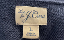 Load image into Gallery viewer, J.Crew Mens Blue Long Sleeve Button Front Cardigan Sweater Size Large With Tag