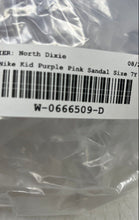 Load image into Gallery viewer, Nike Girls Playscape CU5296-500 Purple Pink Hook & Loop Sports Sandals Size 7Y