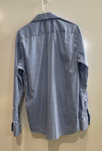 Load image into Gallery viewer, Lucky Brand Mens Blue Slim Fit Stretch Button Front Dress Shirt Size Medium
