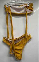 Load image into Gallery viewer, Musera Womens Yellow One-Piece Bikini Top Swimsuit Size Large With Tag