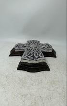 Load image into Gallery viewer, Cast Metal Aluminum Ancient Style Collectible Hanging Crucifix Ornate Cross
