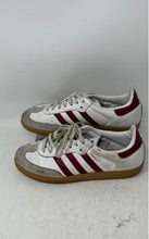 Load image into Gallery viewer, Adidas Boys Samba OG IE1330 White Red & Brown Leather Sneakers Shoes Size 4.5