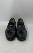 Load image into Gallery viewer, Johnston & Murphy Mens Black Leather Tassel Slip-On Loafer Shoes Size 9.5M