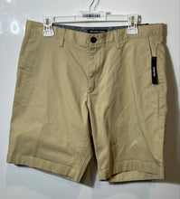 Load image into Gallery viewer, Michael Kors Mens Beige Flat Front Regular Fit Stretch Chino Shorts Sz 32 w/ Tag