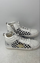 Load image into Gallery viewer, Vintage Havana Womens Lexi White Black Check Mid Top Sneaker Shoes Size 8