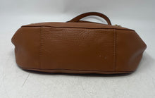 Load image into Gallery viewer, Michael Kors Womens Brooke Brown Pebbled Leather Detachable Strap Shoulder Bag