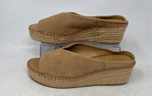 Load image into Gallery viewer, Franco Sarto Womens Pine Brown Open Toe Wedge Heel Slide Sandals Size 8M