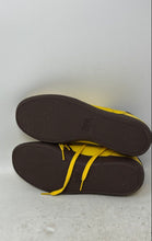 Load image into Gallery viewer, Zara Womens Yellow Black Leather Lace-Up Low Top Sneakers Shoes Size EUR 38