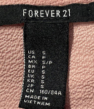 Load image into Gallery viewer, Forever 21 Womens Pink Long Sleeve Crossover Front Pullover Blouse Top Size S