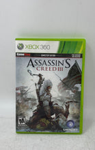 Load image into Gallery viewer, Ubisoft Xbox 360 Assassin's Creed III GameStop Edition Video Game No Tested