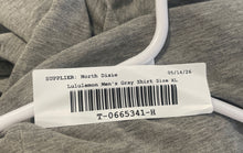 Load image into Gallery viewer, Lululemon Mens Gray Heather Long Sleeve Henley Neck Comfort T-Shirt Size XL