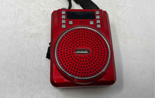 Load image into Gallery viewer, Goodwill 69077 Red Black Bluetooth Portable PA Speaker System Not Tested