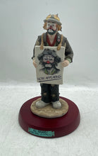 Load image into Gallery viewer, Emmett Kelly Jr. Signature Collection All Aboard Now Appearing Clown Figurine
