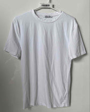 Load image into Gallery viewer, Zara Mens White Regular Fit Short Sleeve Crew-Neck Pullover T-Shirt Size M