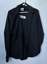 Load image into Gallery viewer, Lucky Brand Mens Black Long Sleeve Regular Fit Dress Shirt Size M 15-15.5 32/33