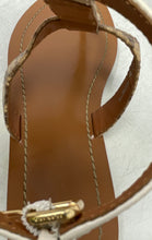 Load image into Gallery viewer, Coach Womens Multicolor Animal Print Leather Flat Thong Sandals Size 8B