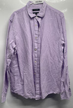 Load image into Gallery viewer, Banana Republic Mens Purple Untucked Slim Fit Collared Button-Up Shirt Size XL