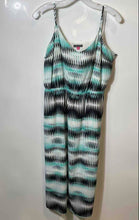 Load image into Gallery viewer, Vince Camuto Womens Multicolor Printed Spaghetti Strap V-Neck Slip Dress Size L