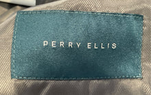Load image into Gallery viewer, Perry Ellis Mens Gray Long Sleeve Notch Lapel Two-Button Blazer Size 48R