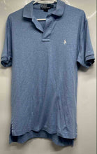 Load image into Gallery viewer, Polo Ralph Lauren Mens Blue Heather Cotton Short Sleeve Golf Polo Shirt Size S