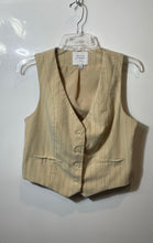 Load image into Gallery viewer, Maison d'Amélie Paris Womens Beige Stripe 2 Piece Vest And Skirt Set Size 4