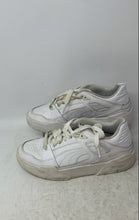 Load image into Gallery viewer, Puma Kids Slipstream 387826-02 White Leather Lace-Up Sneaker Shoes Size 6.5