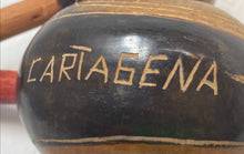 Load image into Gallery viewer, Vintage Wood Carved Handheld Cartagena Maracas Percussion Musical Instrument