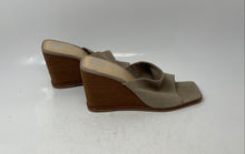 Load image into Gallery viewer, Vince Camuto Womens Jorlila Tan Suede Wedge Heels Slide Sandals Size 8.5 M
