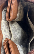 Load image into Gallery viewer, Unbranded Womens Brown Inner Pockets Adjustable Strap Shoulder Backpack